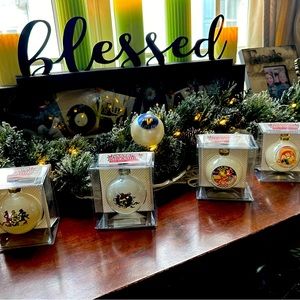 Vintage Grateful Dead Collection Santa’s RockShop Rock’n Roll Xmas ornaments